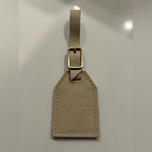 Portland Leather Goods Luggage Tag in Bone (?)